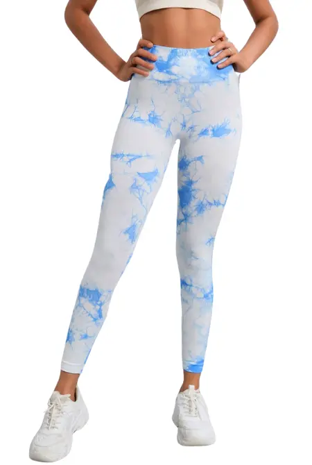 Legging Sem Costura Tie Dye Cintura Alta